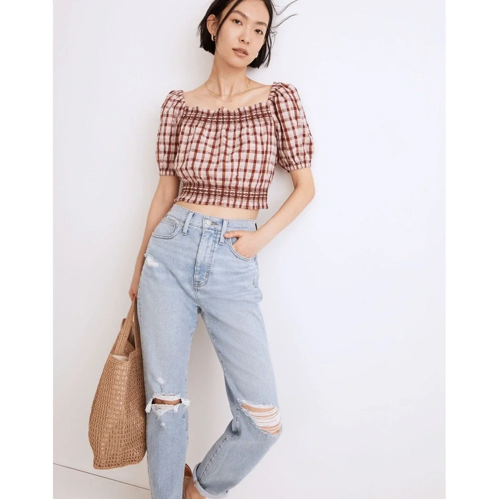 Madewell seersucker jeanette
